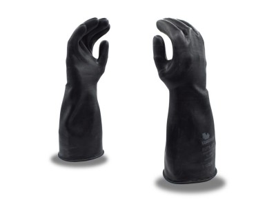 14 inches Unsupported Butyl Gloves 25 Mil Thickness