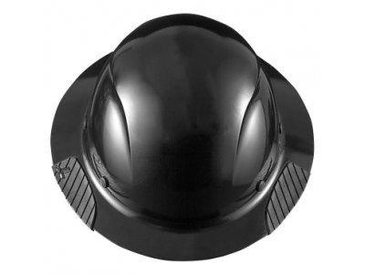 Download DAX Matte Black Fiber Resin Full Brim Hard Hat HDF-15KG w ...