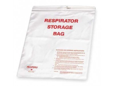 Respirator storage bag, bag for respirator, respirator storage