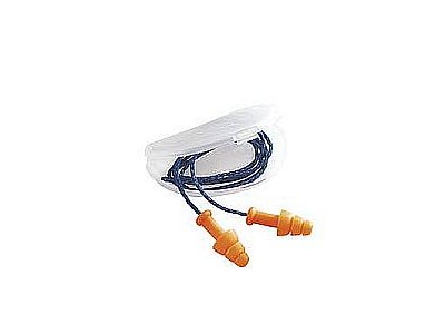 Howard Leight Smart Fit Corded Earplugs with reusable case, 25 NRR