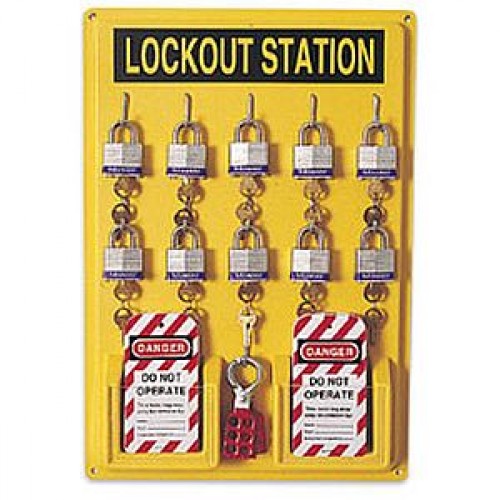 North Safety Lockout Station 10 Units 105F
