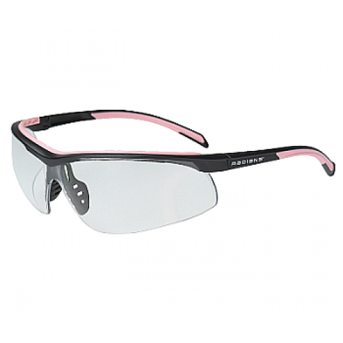 Radians T71p 10d Pink Safety Glasses Clear Lens Womens Safety Glasses 