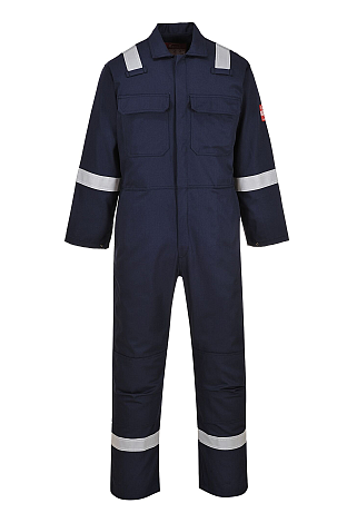 Portwest UFR21 Bizflame Orange or Navy Flame Resistant Anti-Static Coverall 