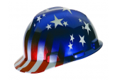 MSA 10052945 Hard Hat with Stars and Stripes