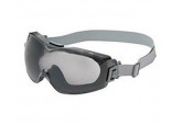 Stealth Uvex Safety Goggles, Navy Frame Gray Lens