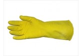 16 Mil Yellow Flock Lined Latex Gloves
