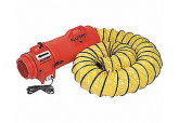 Allegro 9536-25 Axial 8'' DC Plastic Blower with Canister and 25' Ducting