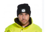 Portwest B028 Beanie Cap with Twin LED Lights