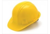 Pyramex Cap Style Yellow Hard Hat with Ratchet Suspension