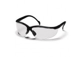 Venture II® Clear Lens Black Frame Safety Glasses