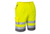 Portwest E043 Hi Visibility Cotton/Poly Work Shorts