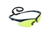 Nemesis Safety Glasses with Amber Lens 25659, nemeis safety glasses with yellow lens, safety glasses with yellow lens  