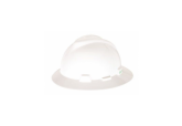 MSA 10058321 V-Gard Full Brim Hard Hat with One Touch Suspension-White