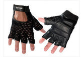 Fingerless Mechanics Gloves, Impact Lifting Gloves,Padded Synthetic Leather