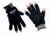 Half Finger Mechanic Gloves, Synthetic Leather Mechanics Gloves