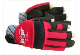 Three Finger Cut Mechanics Gloves, Joker Mechanics Gloves, Durable Synthetic Leather gloves