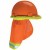 MSA Hi-Viz Orange Hard Hat Sun Shade | 10098031