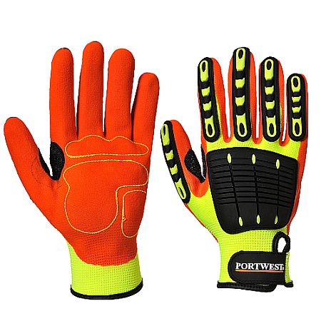 PORTWEST THINSULATE SAFETY IMPACT GLOVE LINED OIL & WATER RESISTANT A725 